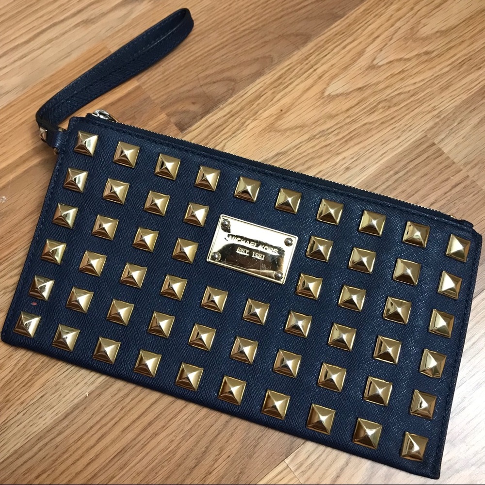 Michael Kors Studded Wristlet